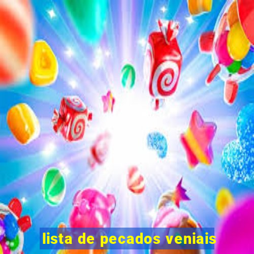 lista de pecados veniais